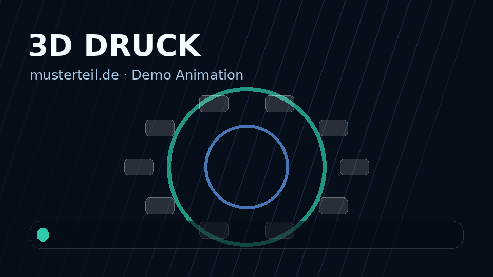 3D Druck Animation