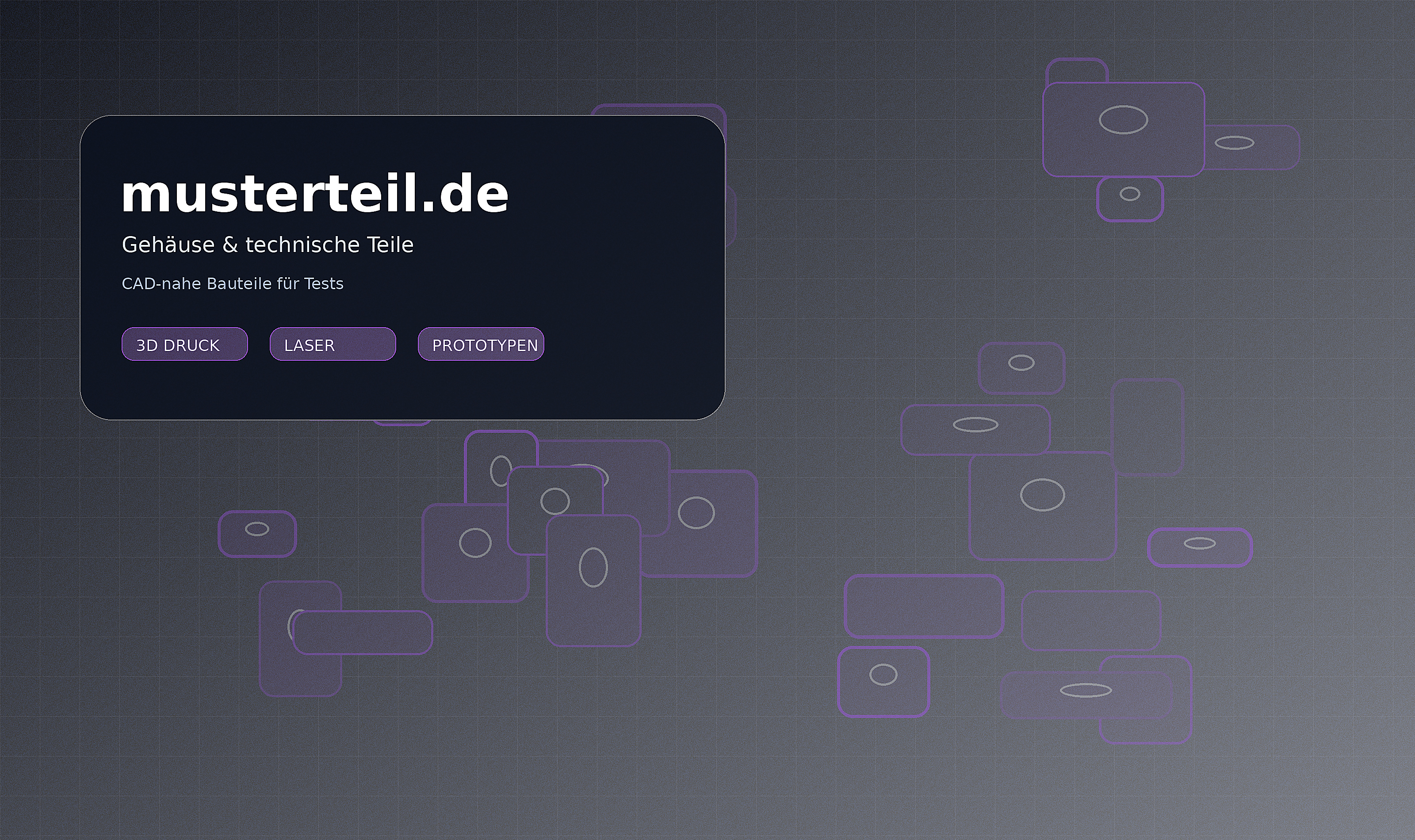 Lasergravur und technische Teile